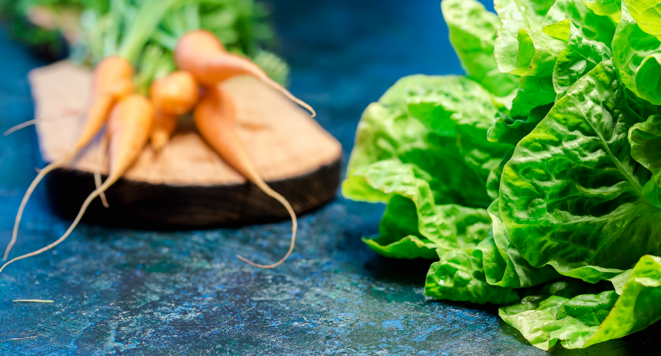 Grüner Salat mit Karotte und Apfel - SMARTh Fit me